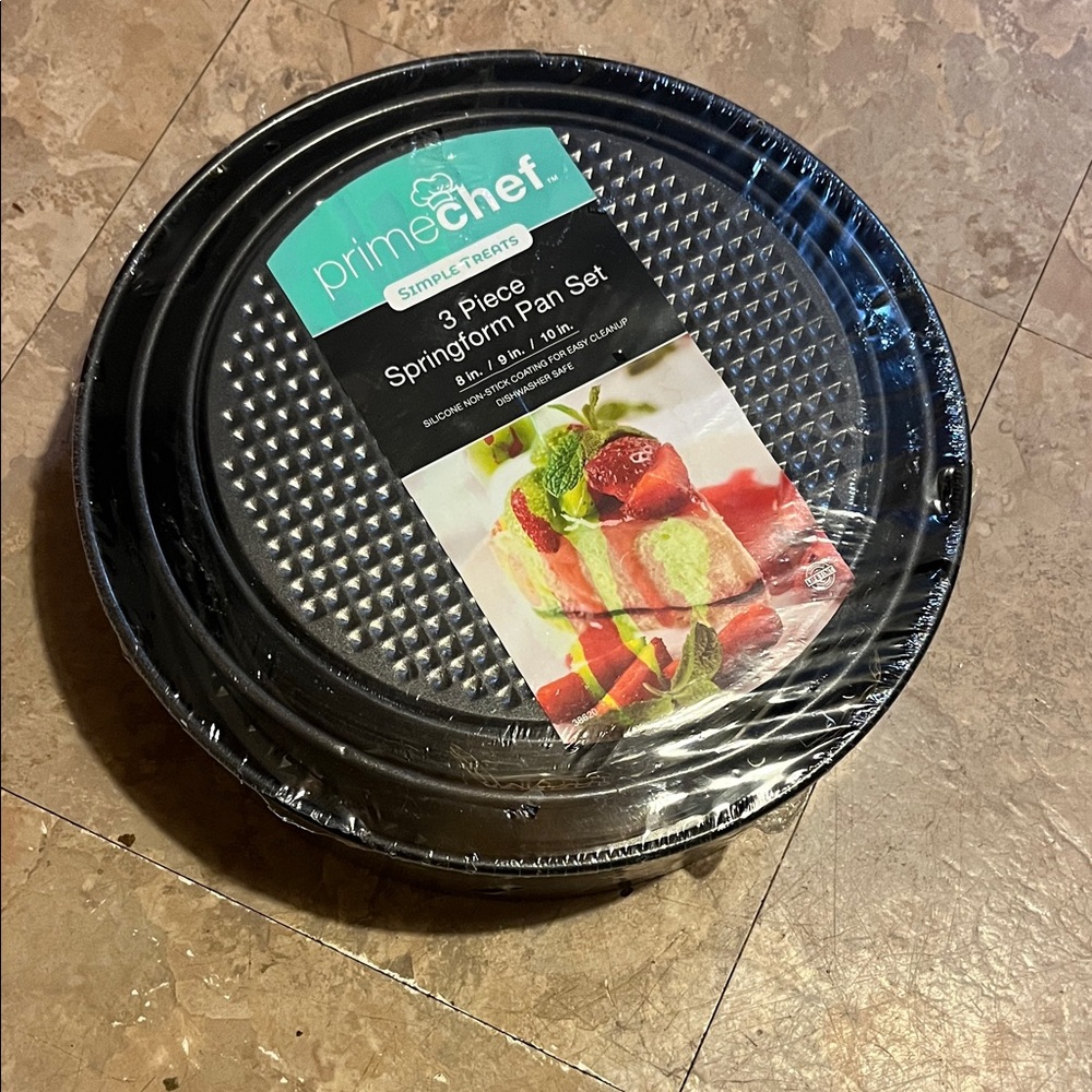 Black Springform Pan Set